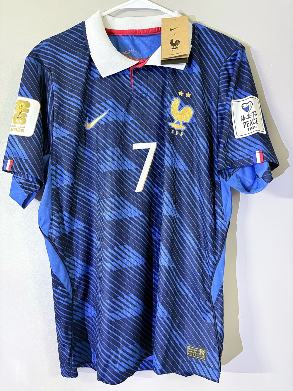 Nike France 2026 FIFA World Cup Dembele #7 Jersey Size L (Fits Like M)